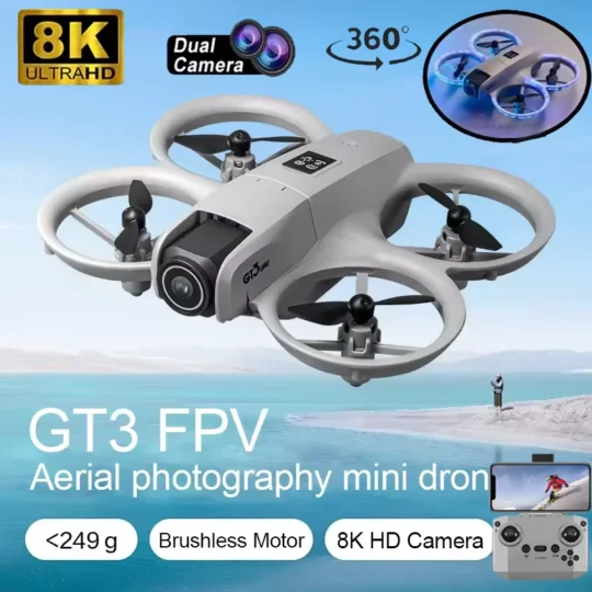 NEW Original GT3 MINI Drone 8K GPS Professional HD Aerial Photography Remote Control Aircraft HD Dual Camera Quadcopter Toy Gift