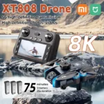 Xiaomi Mijia XT808GPS Screen Display Drone Professional HD Dual Camera 8K Dron Brushless Motor 5G WIFI FPV Foldable RC Quadcopte