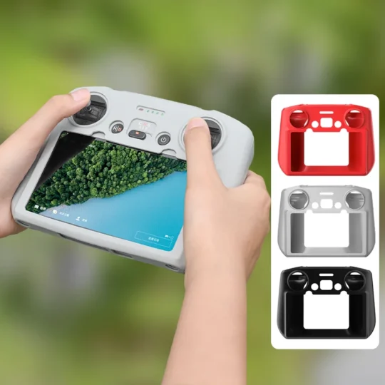 Silicone Remote Control Protection Cover for DJI Mini 3 Pro Soft Anti Slip Shock Resistant Accessories in Multiple Colors