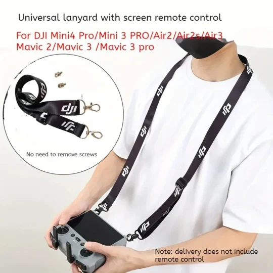 Lanyard for DJI RC & RC 2 & RC Pro Controller, DJI Mini 4 Pro Lanyard RC Neck Strap, Compatible with DJI Mini 3 Pro/Mavic 3/Air2